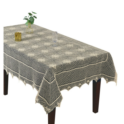 Crochet Tablecloth NATURAL - Elegant Table for Your Home