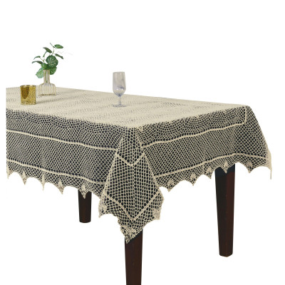 Crochet Tablecloth NATURAL - Elegant Table for Your Home