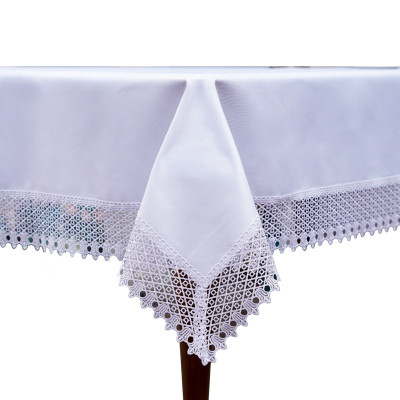 Round Tablecloth Fi Wide Lace Guipure