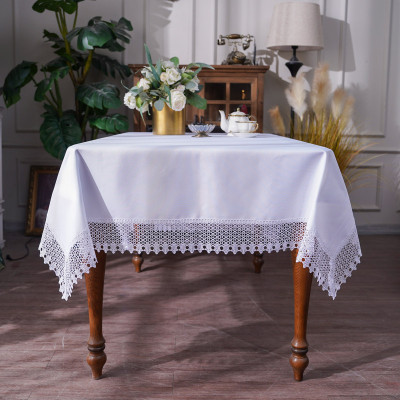 Round Tablecloth Fi Wide Lace Guipure
