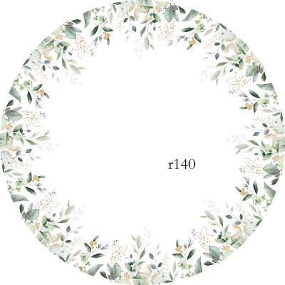 Floral Stain-Resistant Tablecloth 110x160 Spring Pattern