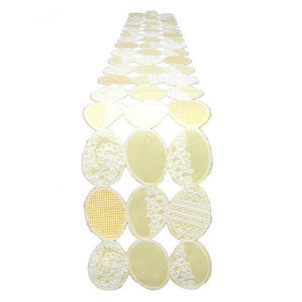 Green Easter Table Runner