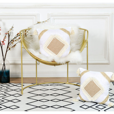 Boho Style Fringe Decorative Pillowcase