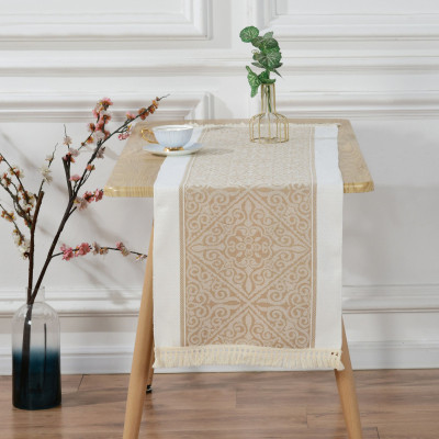 Richly Woven Boho Style Ornament Tablecloth